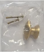 Signature Hardware 441612 Rennes Solid Brass Oval Cabinet Knob - Satin B... - $18.88 CAD