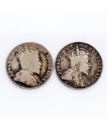 Full Of Two Canada 10 Cents 1903-H And 1907 IN Fine Condition Km #10-
sh... - $45.38 CAD