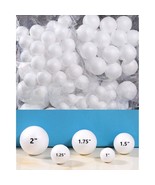 124 Pack Craft Foam Balls - 5 Sizes - Bulk Foam Craft Balls - Polystyren... - £25.06 GBP