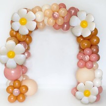 Sweet Baby Co. Daisy Balloon Garland Arch Boho Party Decorations 18 Inch 10 Inch - £31.26 GBP