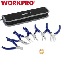 WORKPRO 7-Pieces Jewelers Pliers Set Jewelry Tools Kit with Easy Carryin... - £37.75 GBP