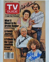 All In The Family Cast Signed Photo X4 - Carroll O&#39;connor, Jean Stapleton, Sally - £494.80 GBP