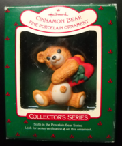 Hallmark Keepsake Christmas Ornament 1988 Cinnamon Bear Porcelain Original Box - £8.78 GBP
