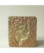 Candle Holder Gold Block - $6.04