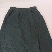 JH Collectibles Skirt Women’s Green Wool Blend Lined Slit Skirt Size SM 14 image 6