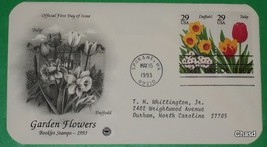 First Day Cover- Garden Flowers Daffodil and Tulip - $7.99
