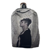 2016 Justin Bieber Backpack Concert Purpose World Tour VIP Gray Black White 18&quot; - £45.26 GBP