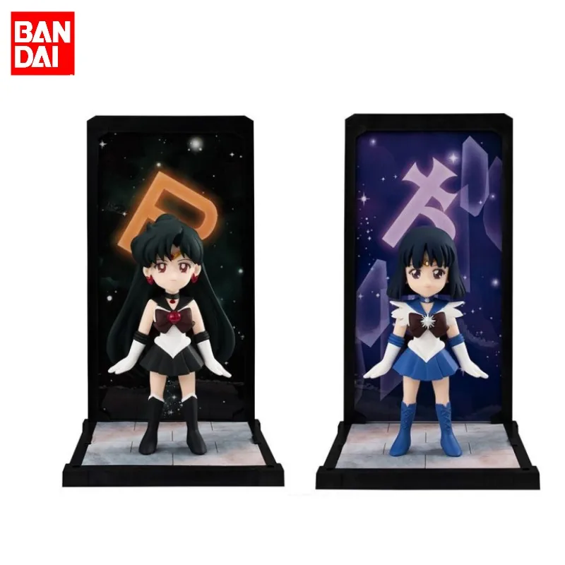 Bandai Original Sailor Moon Anime Figure Buddies Sailor PLUTO SATURN Action - £46.32 GBP