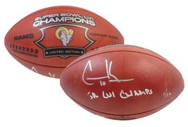 Cooper Kupp Autographed &quot;Sb Lvi Champs&quot; Sb 56 Champ Football Fanatics Le 1/56 - £1,245.79 GBP