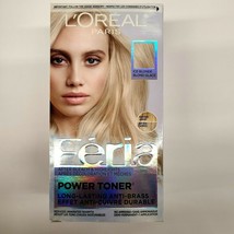 L&#39;Oreal Paris Feria After Bleach &amp; Highlights Power Toner Ice Blonde Hair Color - £12.17 GBP