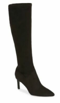 New Nine West Black Suede Pointy Tall Stiletto Boots Size 8 M $129 - £76.79 GBP