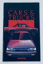 1987 Toyota Cars &amp; Trucks Dealer Showroom Sales Brochure Guide Catalog - £7.51 GBP
