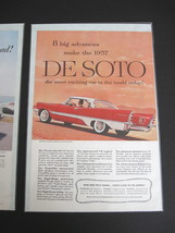 Vintage De Soto Fireflite Color Advertisement - 1957 De Soto Fireflite C... - $227.89 MXN