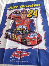 OLD VTG Jeff Gordon #24, DuPont Chevy 2-sided 28&quot; x 40&quot; Banner-Flag by Sam Bass - £31.51 GBP