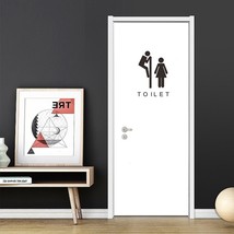 12 Pack - Amazing New Hot Funny Toilet Bathroom Black Wall Sticker  - £46.98 GBP