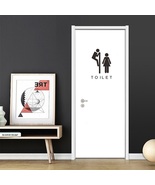 12 Pack - Amazing New Hot Funny Toilet Bathroom Black Wall Sticker  - £46.89 GBP