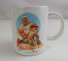 Vintage 1987 Museum Collection Norman Rockwell Catching The Big One Coff... - $5.93