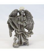 Sunglo Denicolo Pewter Fairy Figurine  with Harp and Swarovski Crystal - $409.59 MXN