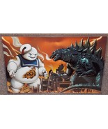 Godzilla vs Stay Puft Marshmallow Man Glossy Print 11 x 17 Hard Plastic ... - £19.51 GBP