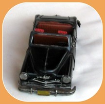 Vintage classic look , hand made ,black metal Cadillac model ,collectible RARE - £70.17 GBP