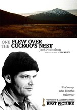 One Flew Over The Cukoo's Nest Movie Poster 27x40 Inches Jack Nicholson Rare Oop - £28.41 GBP