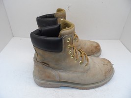Timberland PRO Men&#39;s 6&quot; Direct Attach Steel Toe Work Boots Wheat Size 9W - £45.55 GBP
