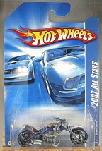 2007 Hot Wheels #138 All Stars BLAST LANE Blue Variant w/Black MC3 Sp Chrome Rim - £5.78 GBP