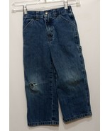 Blue Jeans Denim Boys Size 5T Regular Wrangler Straight  - £14.33 GBP