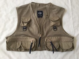 Columbia Furnace Creek Fishing Vest Size men’s XL Vintage Tan - $39.59