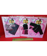 Toy Gift Doll Clothes 3 Sets 13&quot; Dollie Biker Chick Leather-Look Outfits... - £7.45 GBP
