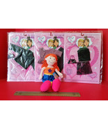 Toy Gift Groovy Girl Jordan Doll Biker Chick 3 Sets Leather-Look Clothes... - $355.98 MXN