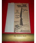 Home Treasure Paper Decor 1954 Savage 340 Bolt Action Repeating Rifle Gu... - $266.35 MXN