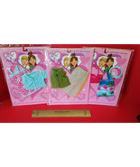 Toy Gift Doll Clothes 3 Sets 13&quot; Dollie Outfits Skirt Sweater Dress Trop... - £7.42 GBP