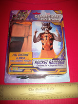 Marvel Heroes Guardians Of Galaxy Boy Costume 8-10 Rocket Raccoon Halloween Mask - £11.35 GBP