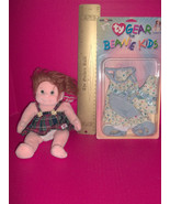 Ty Beanies Kid Girl Doll Set Toy Ginger Cloth Baby 1999 Plus Summer Fun ... - $18.99