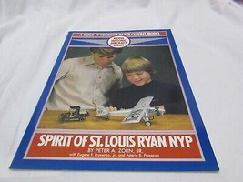 Spirit Of St. Louis Ryan Nyp Build It Yourself Paper Cutout Model, Peter A Zorn - £22.01 GBP