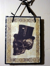 Skull Slate Wall Hanging - £3.83 GBP