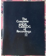 THE COMPLETE ANGEL CATALOG OF RECORDINGS (circa early 1970&#39;s) 28 pages - £8.03 GBP