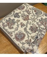 Waverly Arezzo Giardino Quilt 80x86”  Floral Paisley Muted 100% Cotton - $69.29