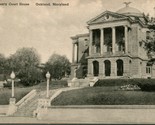 Vtg Postcard Garrett County Court House - Oakland Maryland MD - Unused N17 - £5.45 GBP