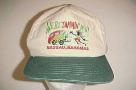 Nassau Bahamas We Be Jammin&#39; Mon! Adult Unisex Green Off White Cap One S... - £16.62 GBP