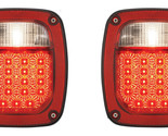 Universal Combination Truck Jeep Chevy GMC LED Spyder Tail lamps 76-06 Pair - $168.81