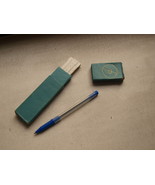 VINTAGE SOVIET USSR RUSSIAN POCKET SIZE LOGARITHMIC SLIDE RULE 1973 - $27.10 CAD