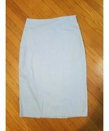 Fluffer Clothing Skirt Baby Blue Gingham Double Vent Rockabilly Pinup US... - $106.68 CAD