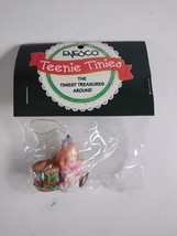 Vintage Enesco Teenie Tinies Christmas Doll & Drum Mini Hanging Ornament 1998 - $9.75