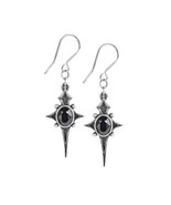 Alchemy Gothic E431 Sterne Leben Earrings Stars Of Life Cross Goddess Dr... - $27.99