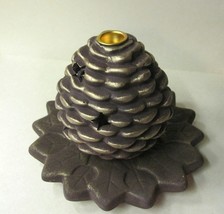 Candle Holder 2pc Pine Cone - £9.65 GBP