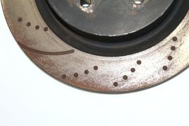 2003-2008 NISSAN 350Z INFINITI G35 COUPE REAR DRILLED/SLOTTED ROTOR P1064 image 3