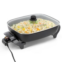 MegaChef 14.96 Inch Electric Fry Pan with Non-Stick Coating - $2,036.46 MXN