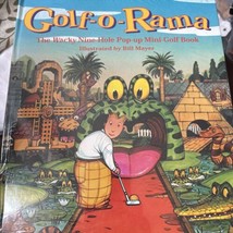 Golf-O-Rama - The Wacky Nine-Hole Pop-Up Mini-Golf Book Hardcover NEW IN... - $24.74